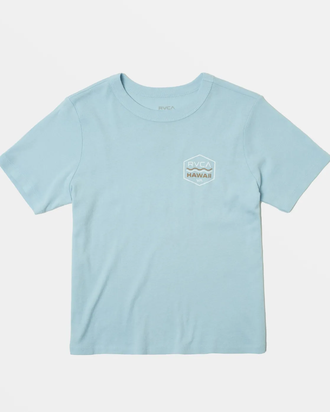 RVCA PALM SHIELD TEE Sky High Clearance