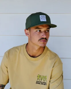 RVCA PEAKS SNAPBACK HAT Jade Best