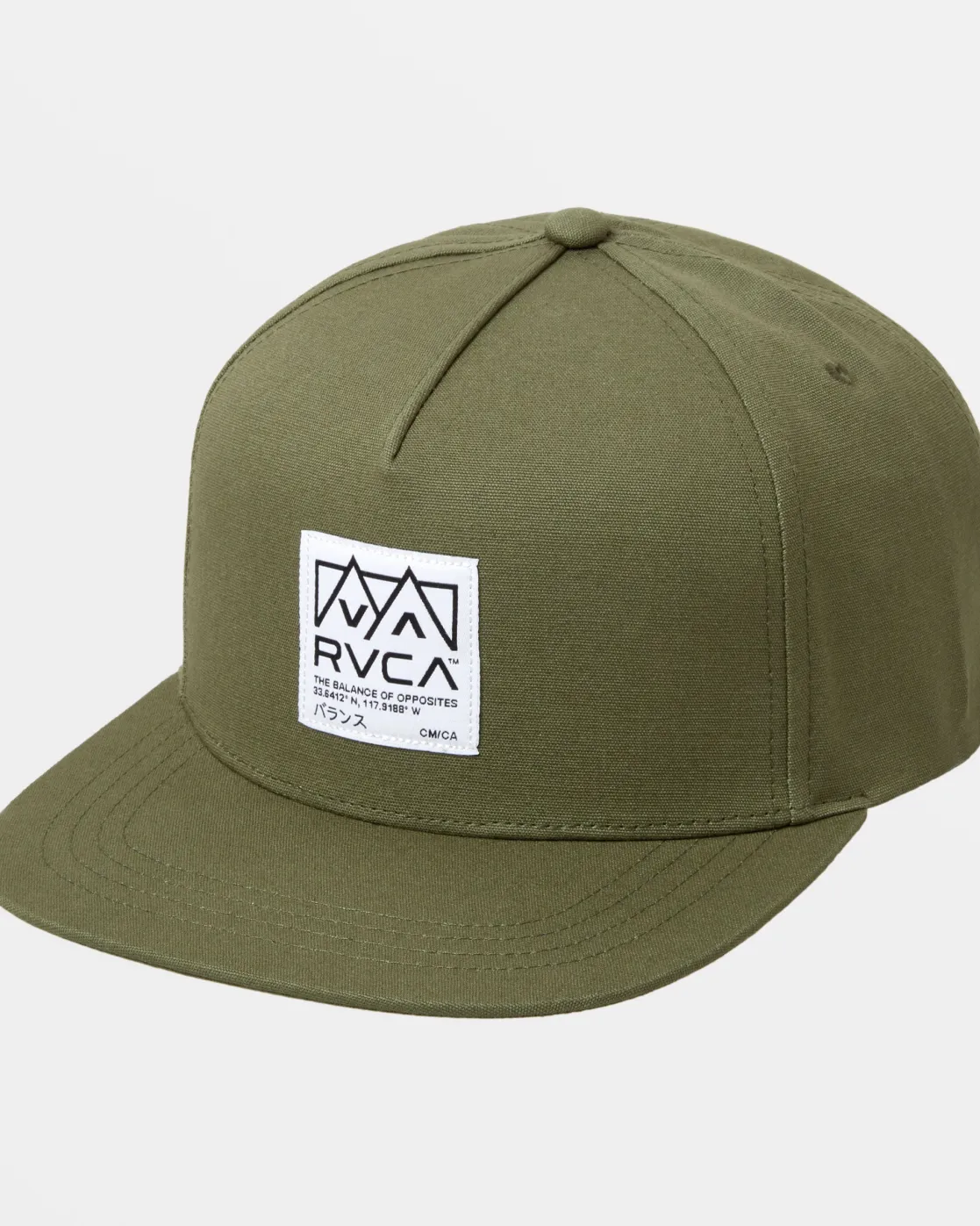 RVCA PEAKS SNAPBACK HAT Jade Best