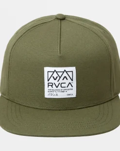 RVCA PEAKS SNAPBACK HAT Jade Best