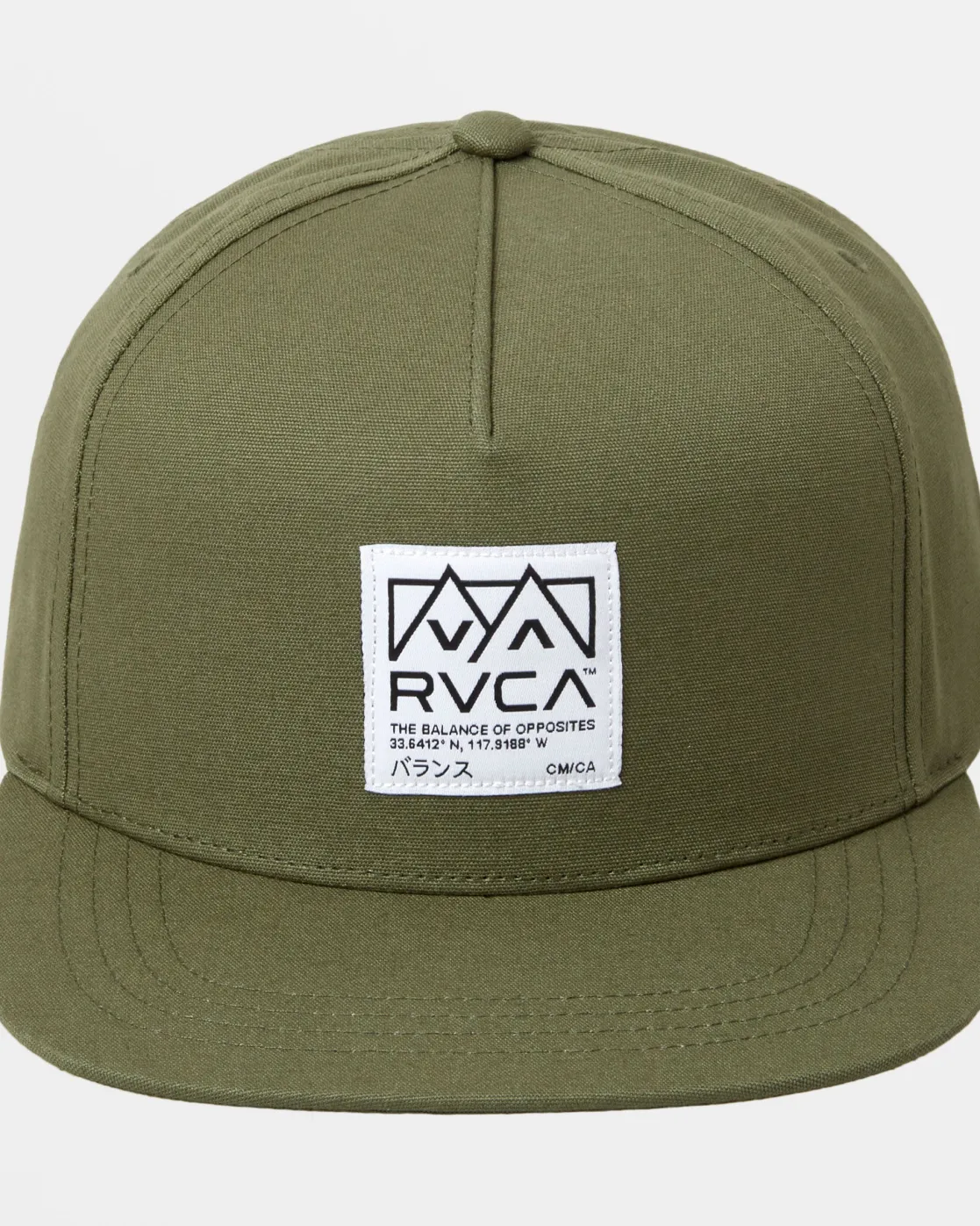 RVCA PEAKS SNAPBACK HAT Jade Best