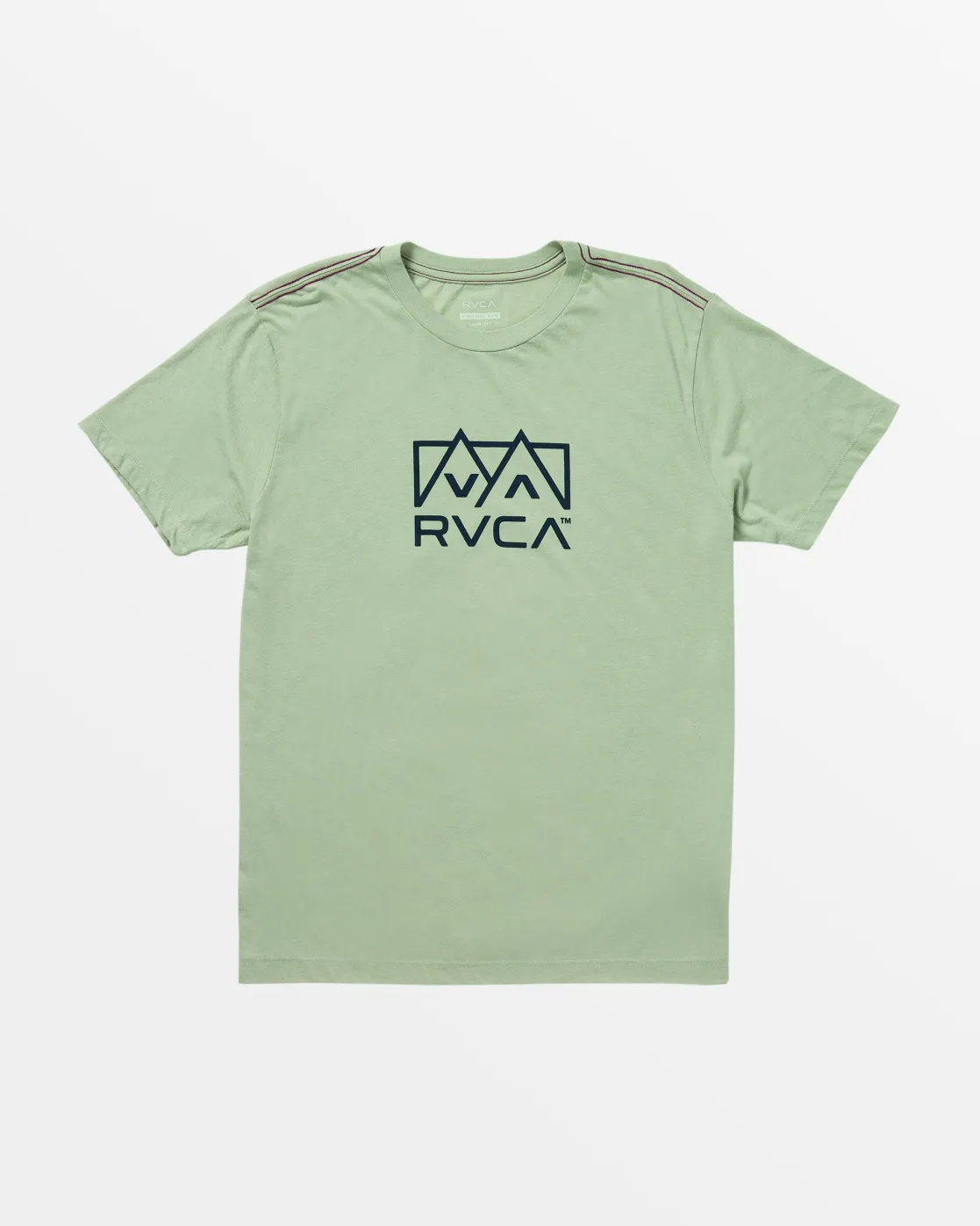 RVCA PEAKS TEE Granite Green Outlet