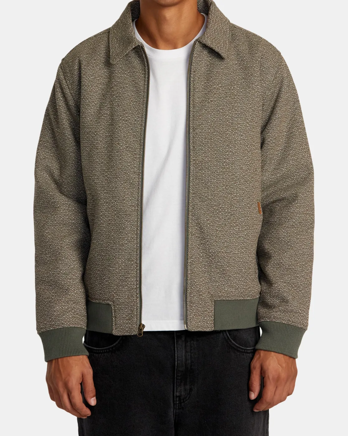 RVCA PISCO ZIP-UP JACKET Olive New