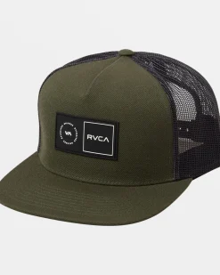 RVCA PLATFORM TRUCKER HAT Olive Online