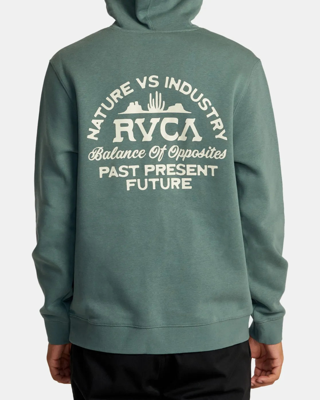 RVCA PLEIN VIEW HOODIE Jade Discount