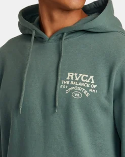 RVCA PLEIN VIEW HOODIE Jade Discount