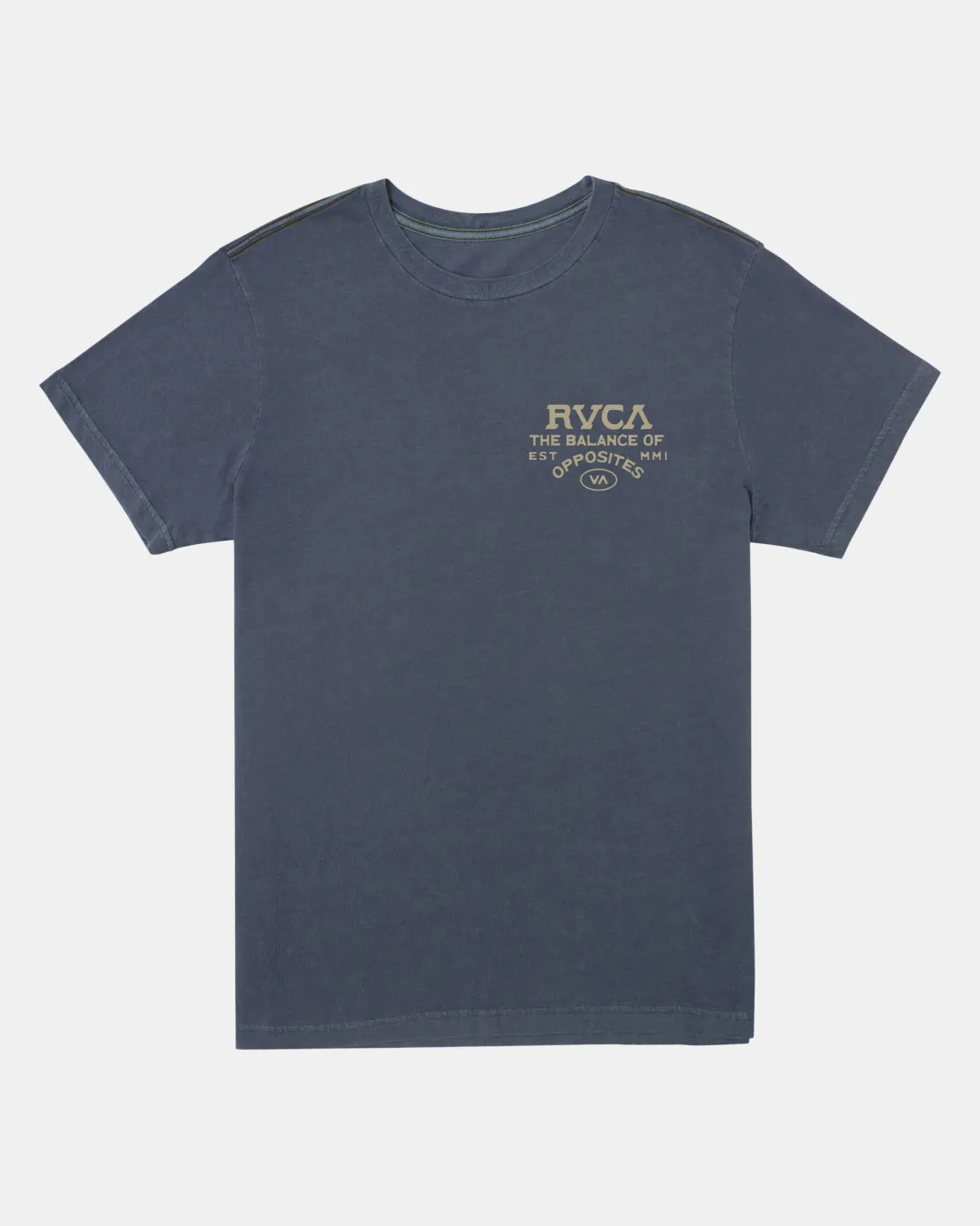 RVCA PLEIN VIEW TEE Moody Blue New