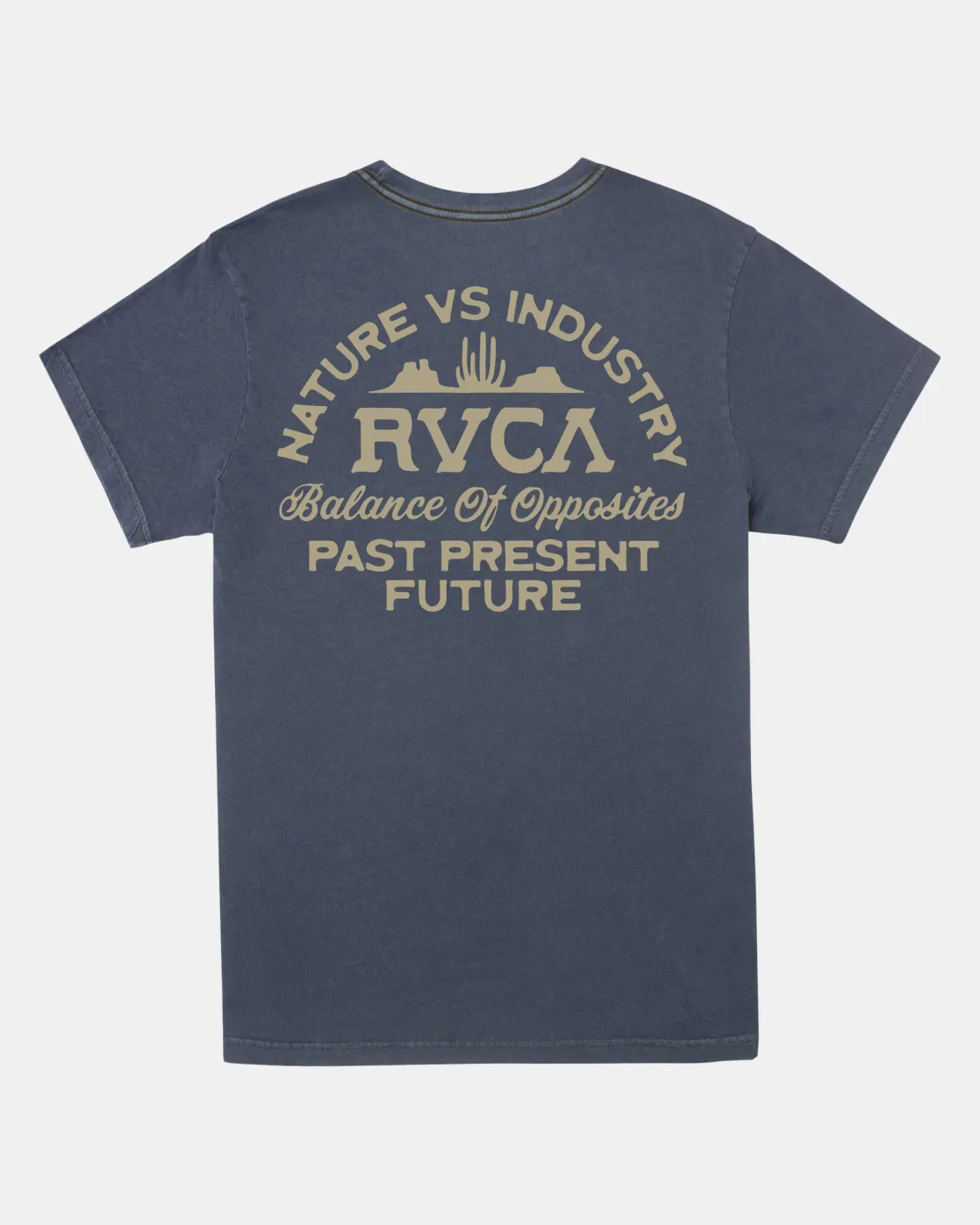 RVCA PLEIN VIEW TEE Moody Blue New