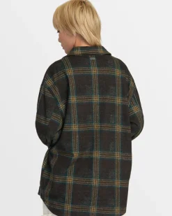 RVCA POLAR BIRDIE SHACKET Chocolate Torte Best