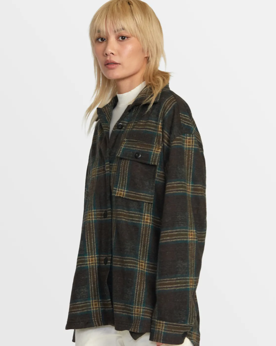 RVCA POLAR BIRDIE SHACKET Chocolate Torte Best