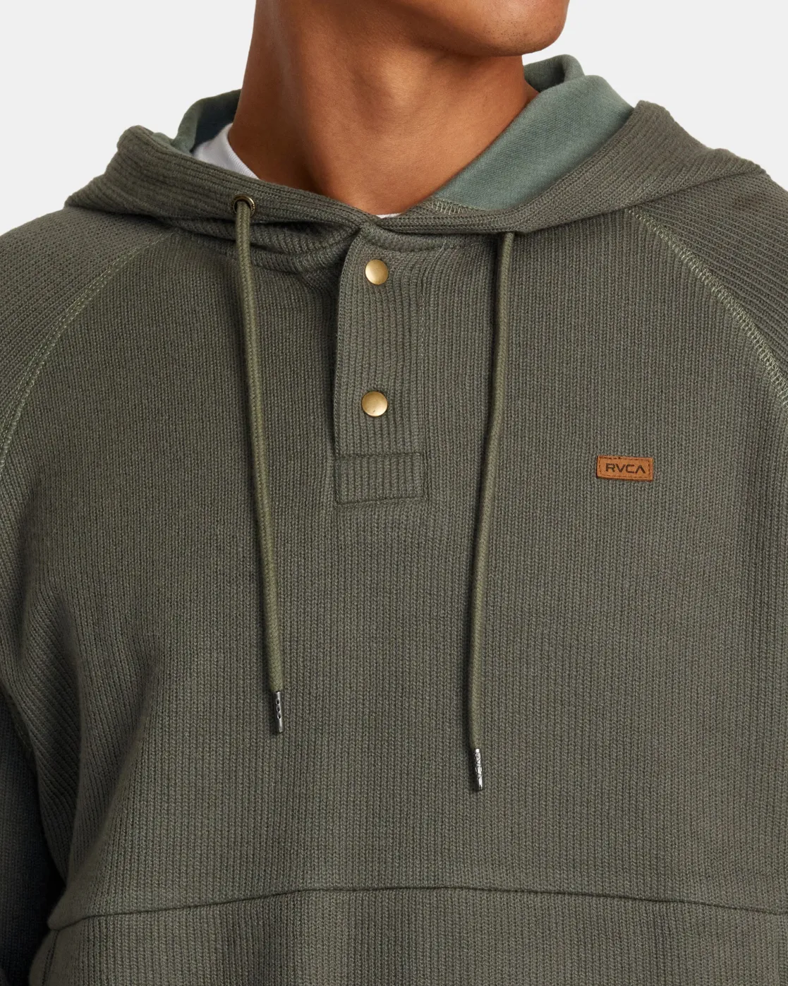 RVCA PORT HOODIE Olive Sale