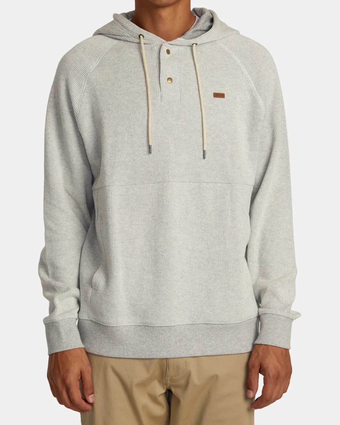 RVCA PORT HOODIE Silver Bleach Best