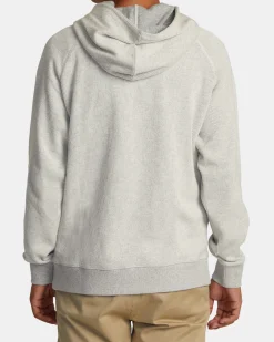 RVCA PORT HOODIE Silver Bleach Best