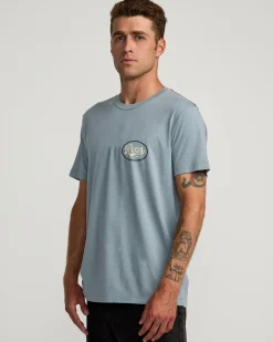 RVCA PROWL TEE Flint Stone Hot