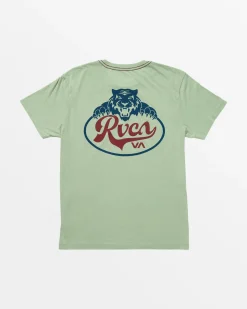 RVCA PROWL TEE Granite Green