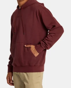 RVCA PTC HOODIE Red Earth Clearance