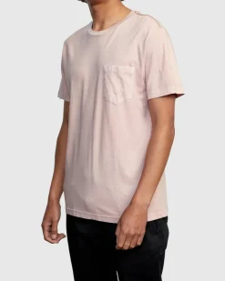 RVCA PTC II PIGMENT TEE Pale Mauve Discount