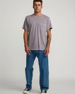 RVCA PTC II PIGMENT TEE Gray Ridge Discount