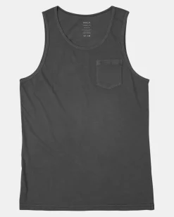 RVCA PTC PIGMENT TANK TEE Pirate Black Sale