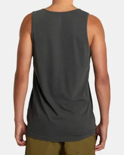 RVCA PTC PIGMENT TANK TEE Pirate Black Sale