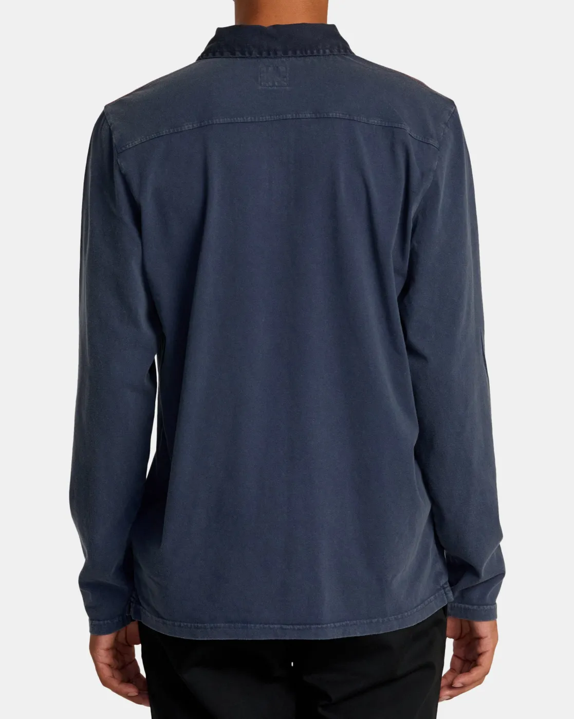 RVCA PTC POLO II LONG SLEEVE SHIRT Moody Blue New