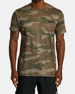 RVCA RADIATE SPORT VENT TEE Desert Camo Discount