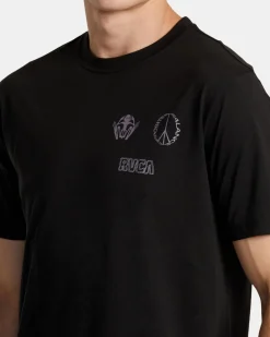 RVCA RELIC STACK TEE Black Online