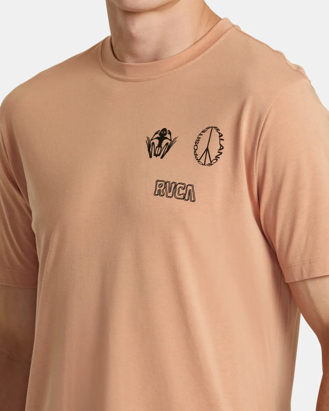 RVCA RELIC STACK TEE Earth Clay Sale
