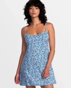 RVCA REMI MINI DRESS Black Floral Hot