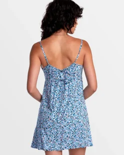 RVCA REMI MINI DRESS Black Floral Hot