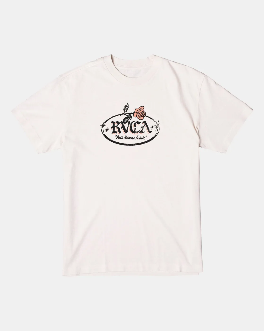 RVCA ROSE TEE Silver Bleach
