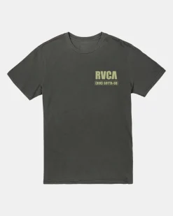 RVCA BAIL BONDS TEE Pirate Black Discount