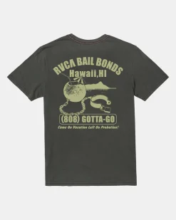 RVCA BAIL BONDS TEE Pirate Black Discount