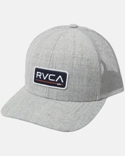 RVCA CURVED TRUCKER HAT Heather Grey Sale