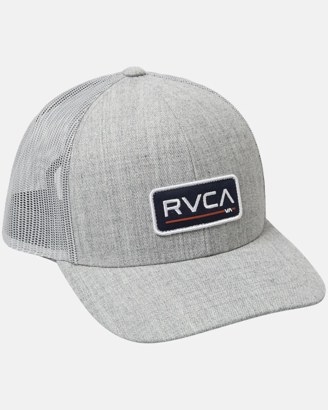 RVCA CURVED TRUCKER HAT Heather Grey Sale
