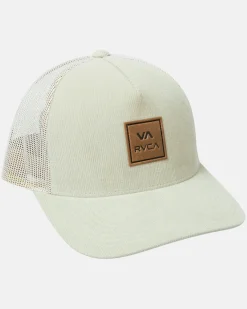 RVCA CURVED TRUCKER HAT Sand Clearance