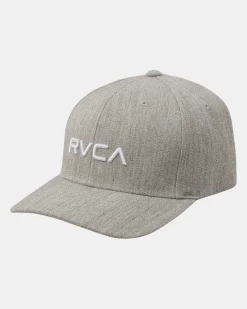 RVCA FLEX FIT HAT Heather Grey Online