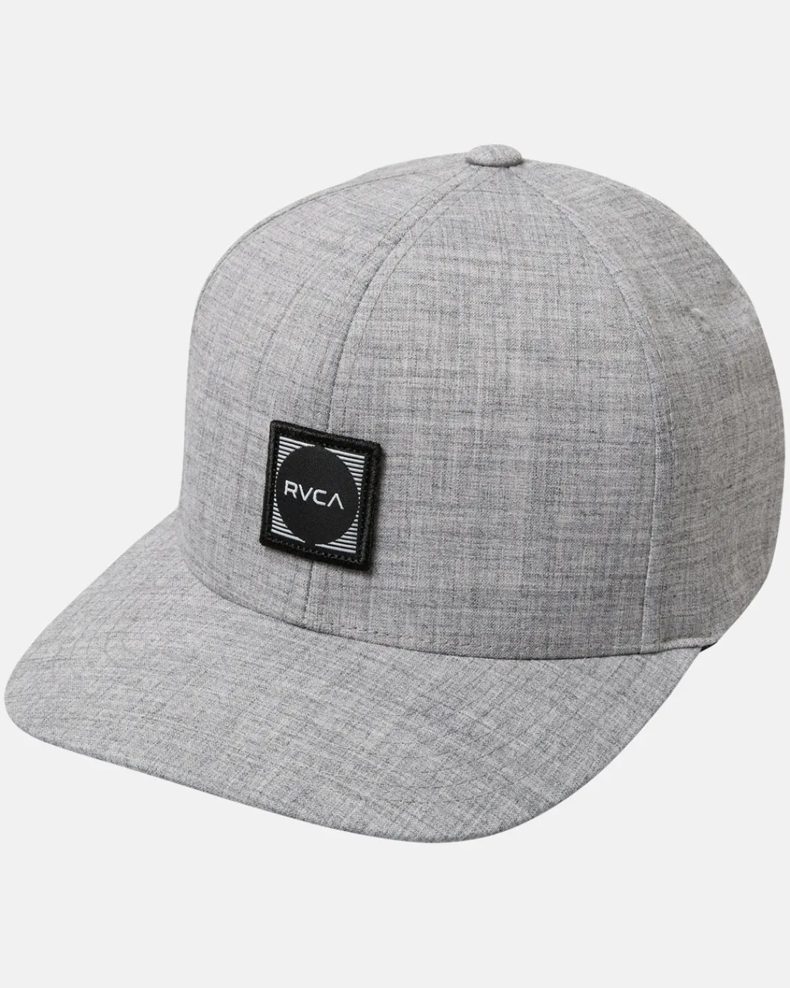 RVCA FLEXFIT HAT Heather Grey Hot