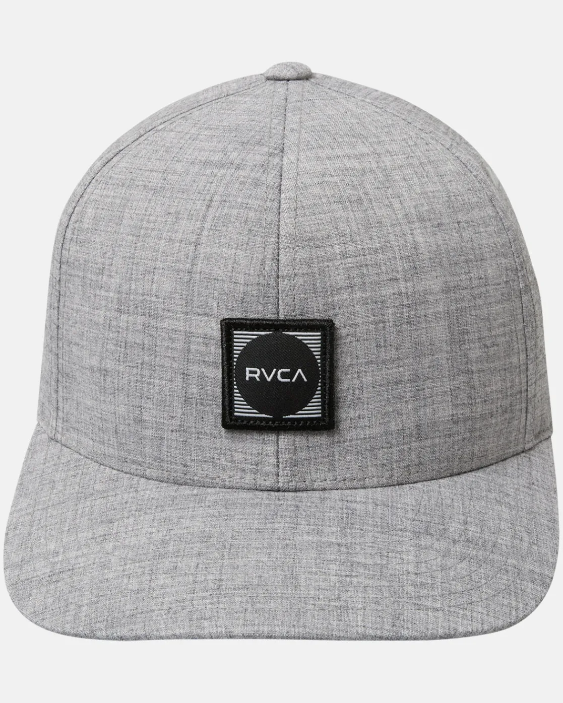 RVCA FLEXFIT HAT Heather Grey Hot