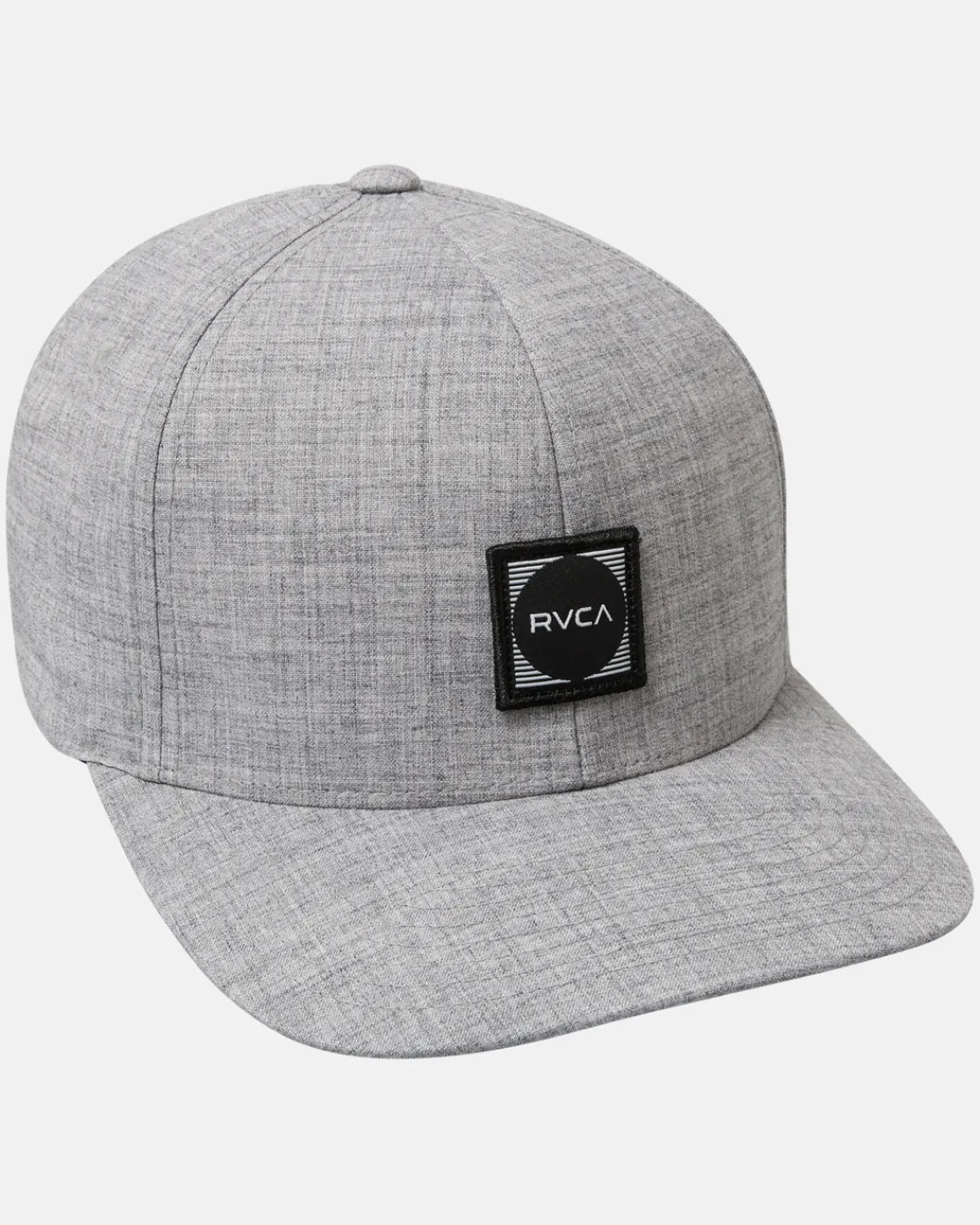 RVCA FLEXFIT HAT Heather Grey Hot