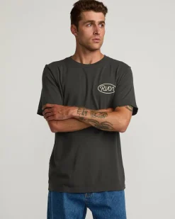 RVCA LASSO TEE Pirate Black Sale