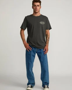 RVCA LASSO TEE Pirate Black Sale