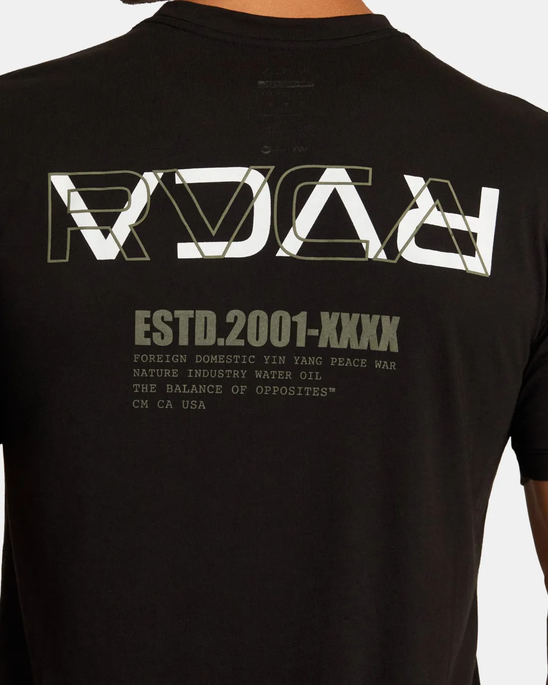 RVCA LAYER FLIP TEE Black Hot