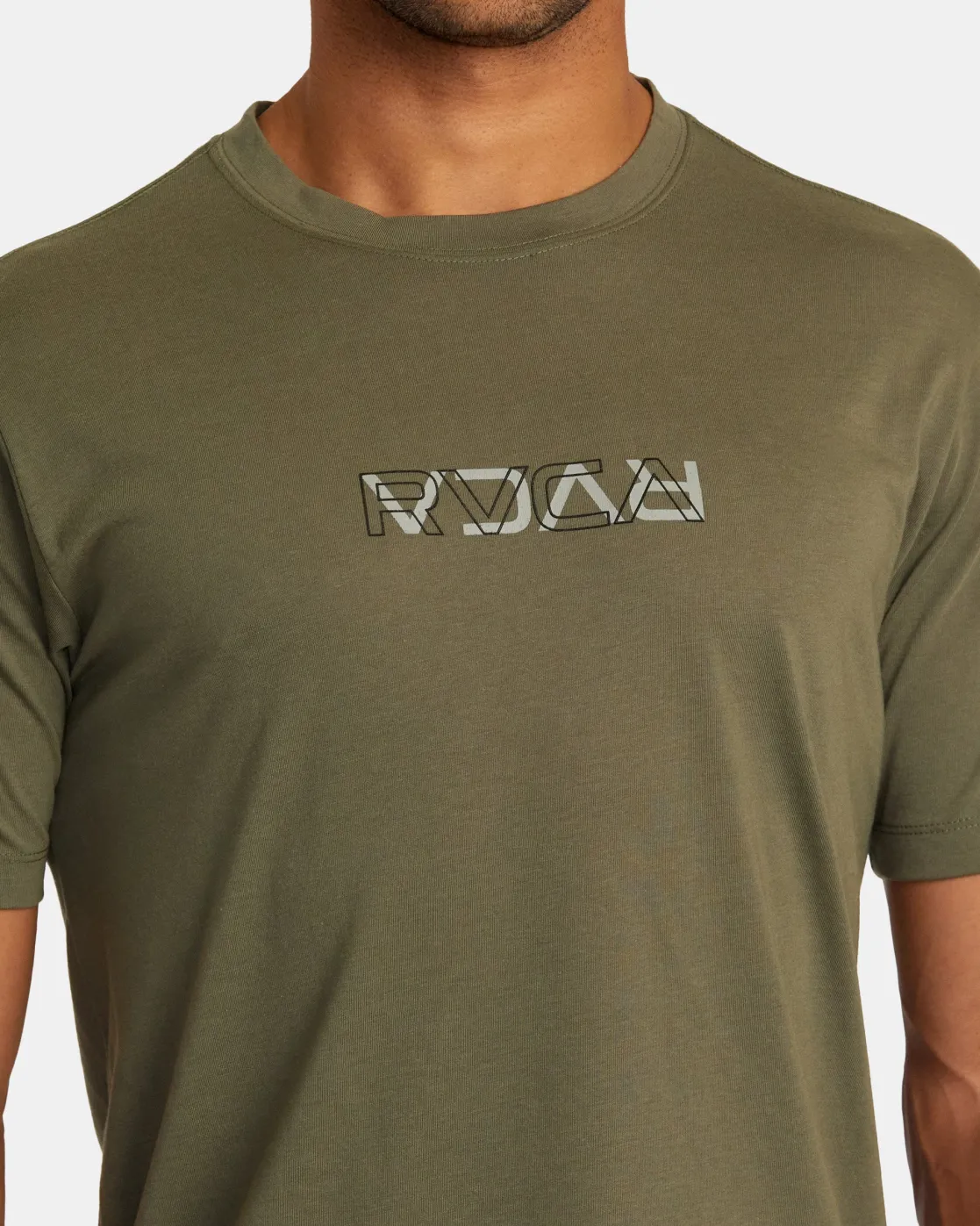 RVCA LAYER FLIP TEE Olive Best