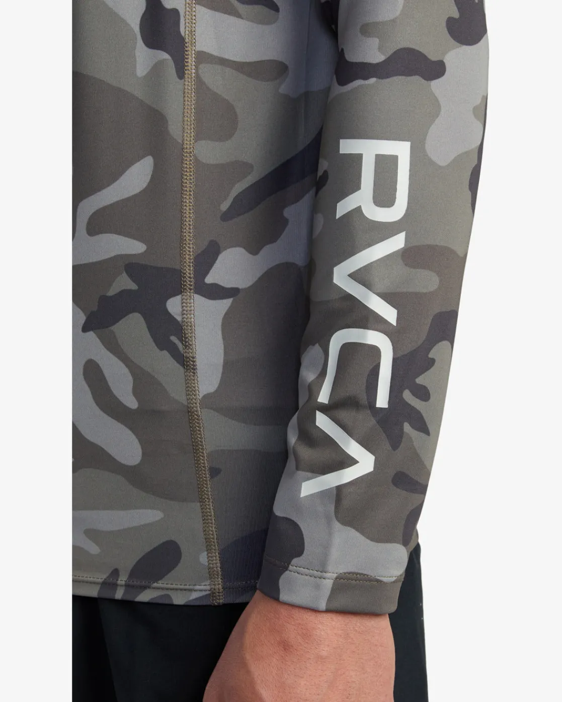 RVCA LONG SLEEVE RASHGUARD Camo Sale