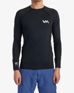 RVCA LONG SLEEVE RASHGUARD Black 2 Discount