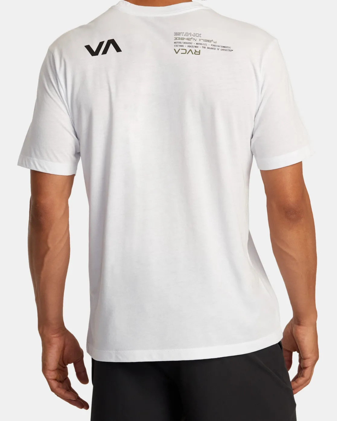 RVCA MATRIX TEE White Discount