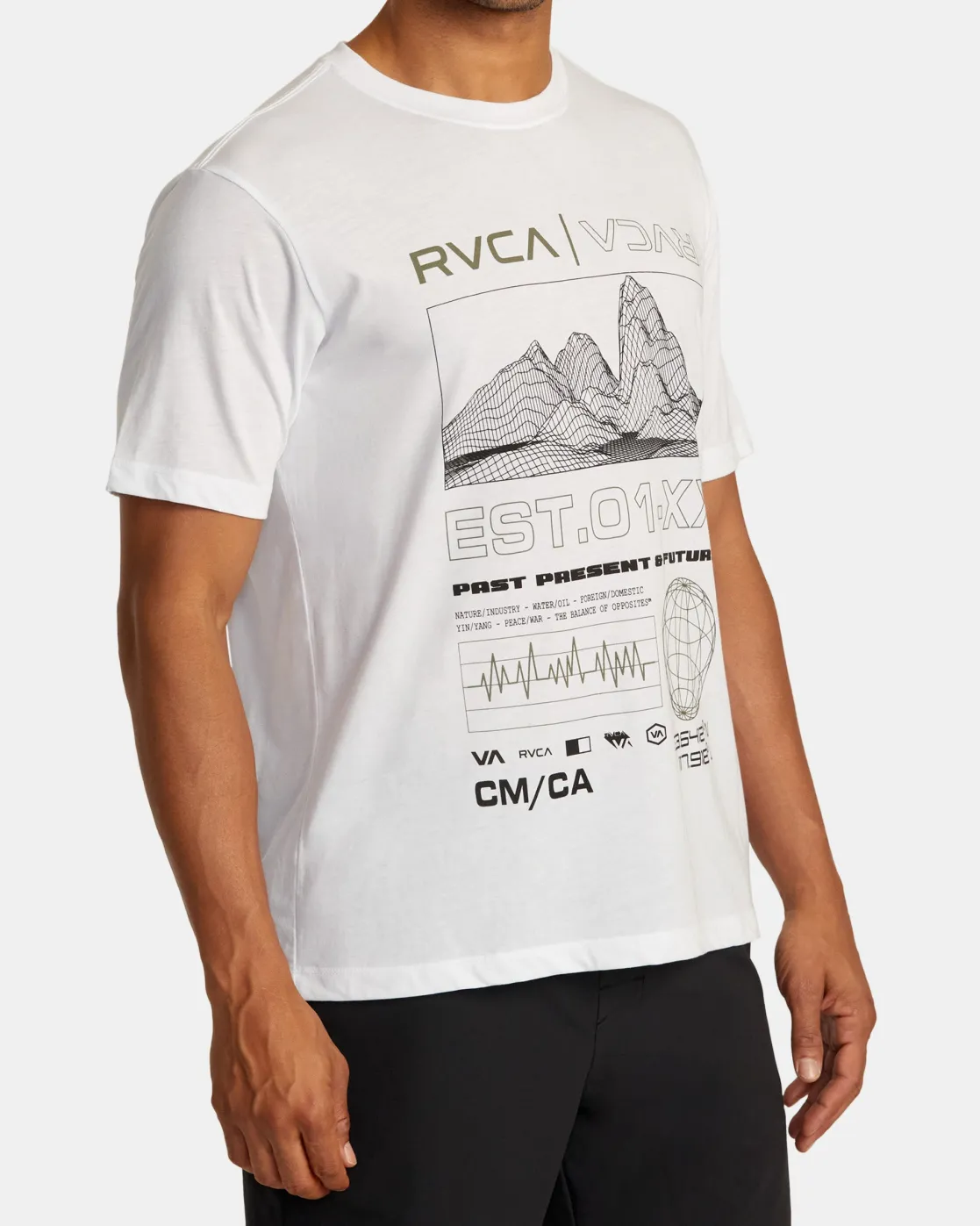 RVCA MATRIX TEE White Discount
