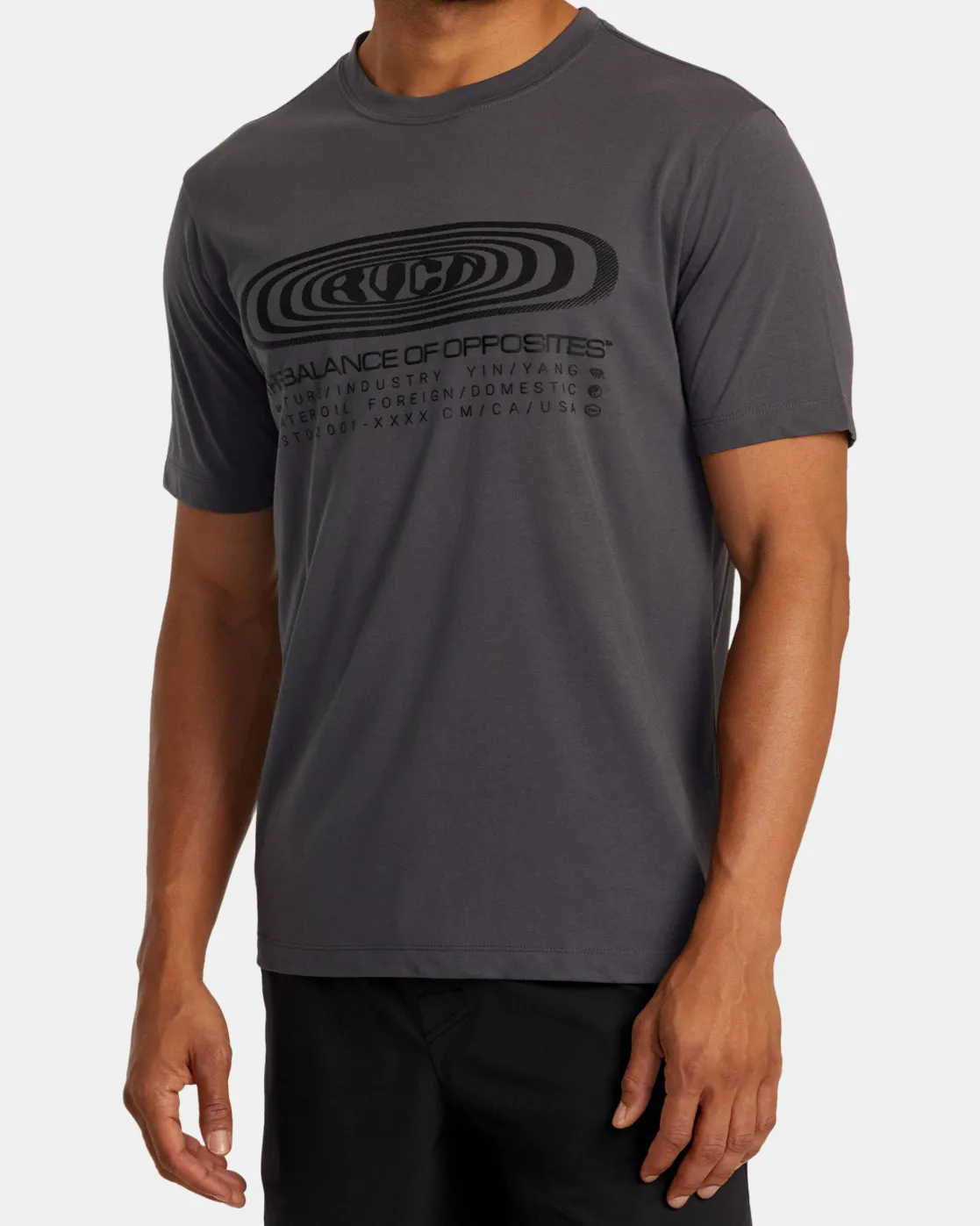 RVCA RIPPLE TEE Slate New