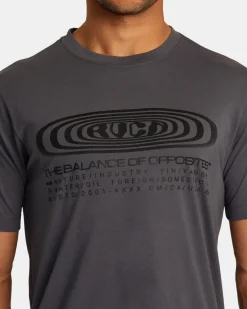RVCA RIPPLE TEE Slate New